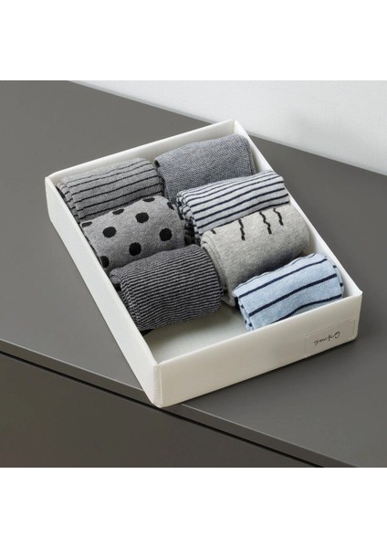 3'lü Beyaz Çekmece Içi Düzenleme Kutusu, 26X20X6 Cm, Saklama Seti fiyatları