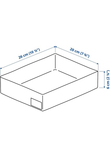 3'lü Beyaz Çekmece Içi Düzenleme Kutusu, 26X20X6 Cm, Saklama Seti modelleri