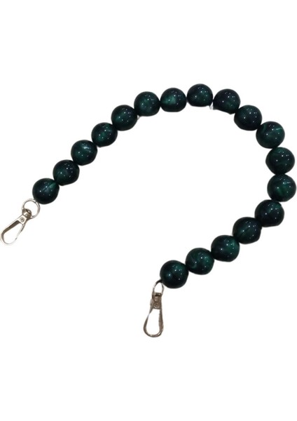 Çanta Askısı 40 cm Akrilik Yuvarlak Yeşil