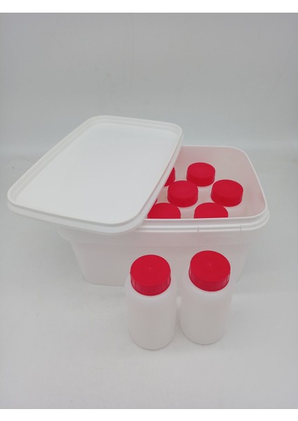 Beyaz Şişe ve Saklama Kutusu Seti, Pratik ve Şık Saklama Çözümleri