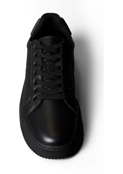 Siyah Erkek Sneaker Chunky Cupsole Ru Patch Lth fırsatları