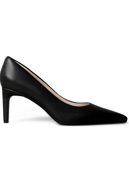 Deri Siyah Kadın Günlük Ayakkabı HW0HW02561