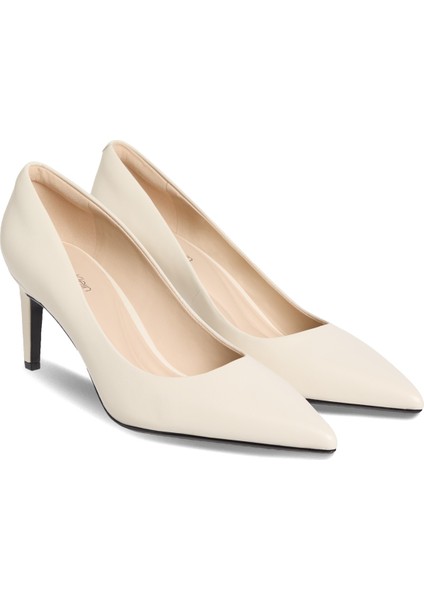 Deri Ekru Kadın Günlük Ayakkabı HW0HW02561 modelleri