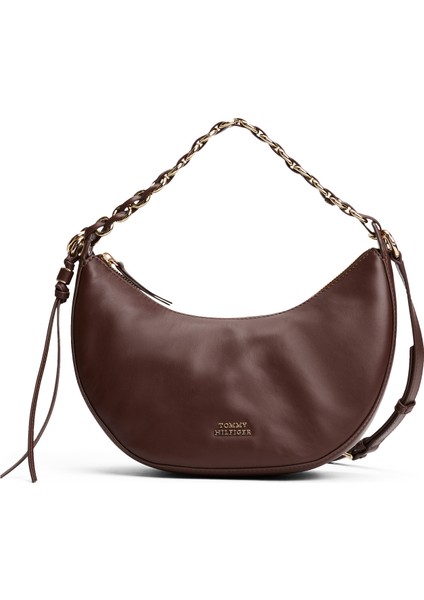 Deri Koyu Kahve Kadın Çapraz Çanta AW0AW17467