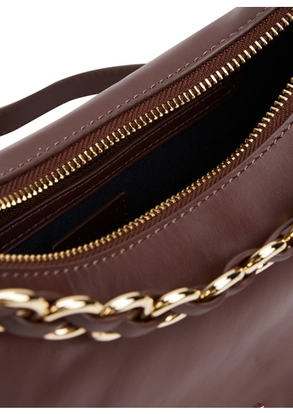 Deri Koyu Kahve Kadın Çapraz Çanta AW0AW17467 modelleri