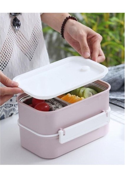 Beyaz Çelik Öğle Yemeği Kutusu 1600 ml VGN-015 fiyatları