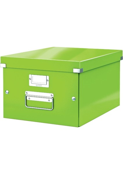 Orta Boy Metalik Yeşil Kutu, Şık ve Kullanışlı Saklama Çözümü