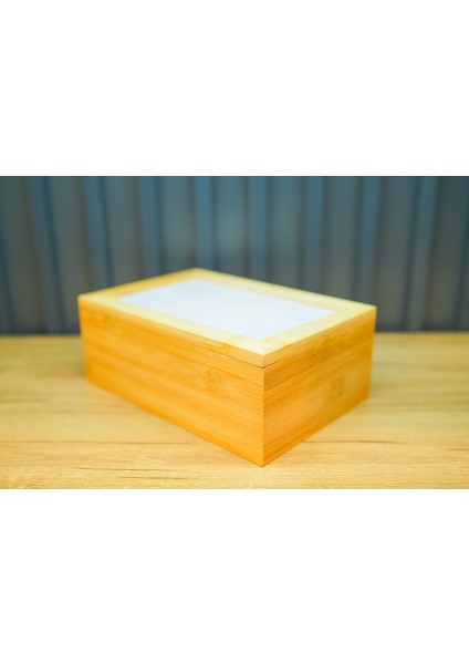 Bambu 6'lı Çay Saklama Kutusu, 24X16X9, Şık ve Kullanışlı Tasarım modelleri