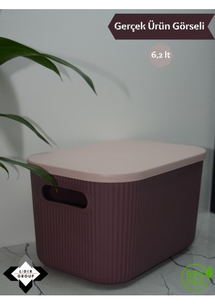 Renkli 3'lü Çok Amaçlı Saklama Kutusu, Düzenleyici Set, 6 Lt indirimleri