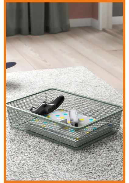 Yeşil Çok Amaçlı Organize Edici Kutu 42X30X10 cm fiyatları