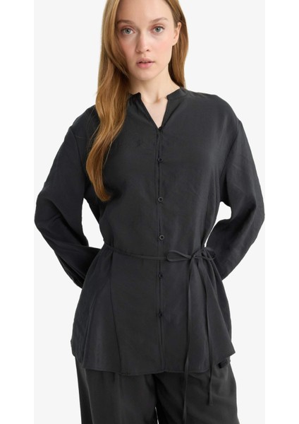 Regular Fit Modal Uzun Kollu Tunik F6426AX25AU modelleri