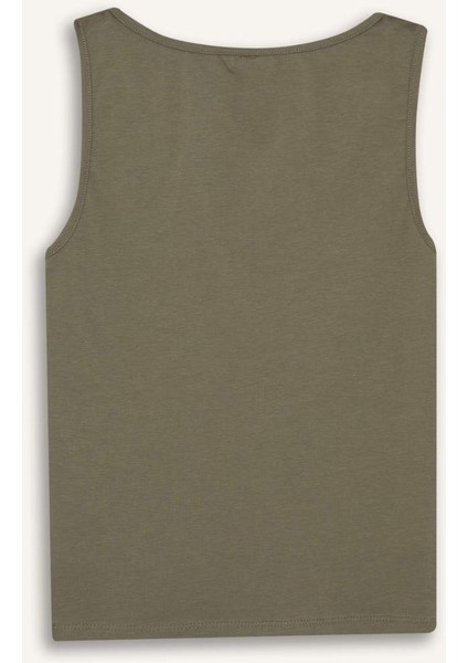 Slim Fit Dar Kesim Basic Düz Yuvarlak Yaka Atlet I1059AZ25AU modelleri