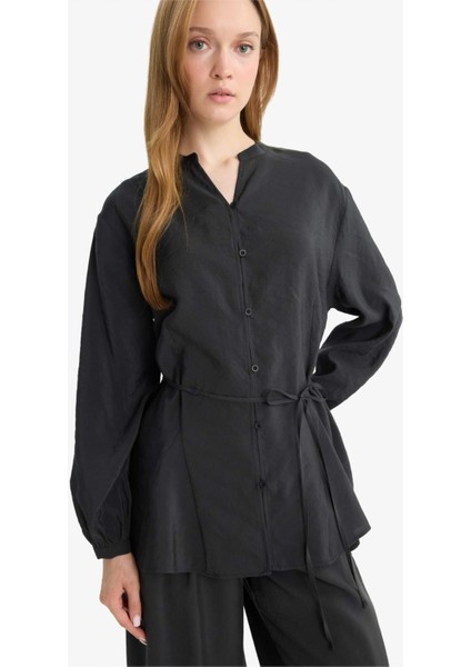 Regular Fit Modal Uzun Kollu Tunik F6426AX25AU