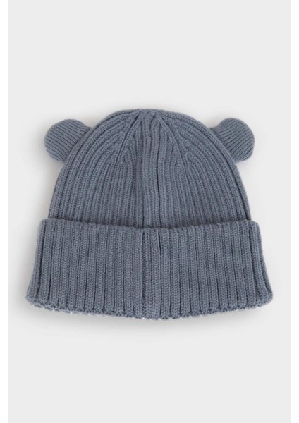 Erkek Bebek Dokuma Etiketli Kulaklı Triko Bere C8595A525WN modelleri