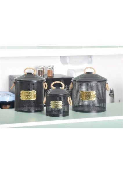 3 Boy Fıleli Patates, Soğan ve Sarımsak Kovu Seti, Tazelik ve Pratiklik Sunar fiyatları