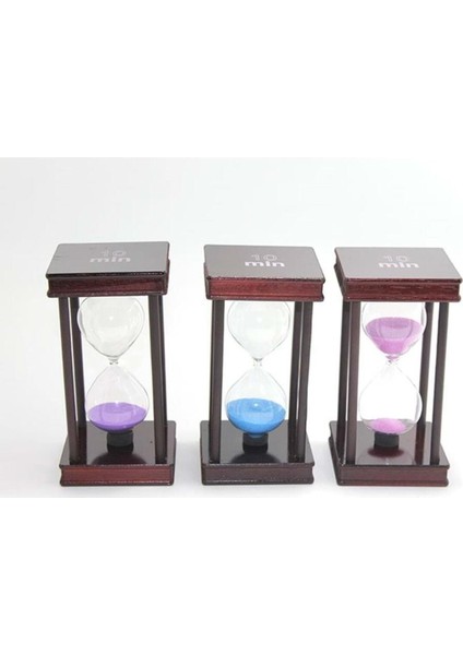 Çok Renkli Ahşap Kum Saati, 10 Dakika, Dekoratif ve Şık Tasarım fiyatları