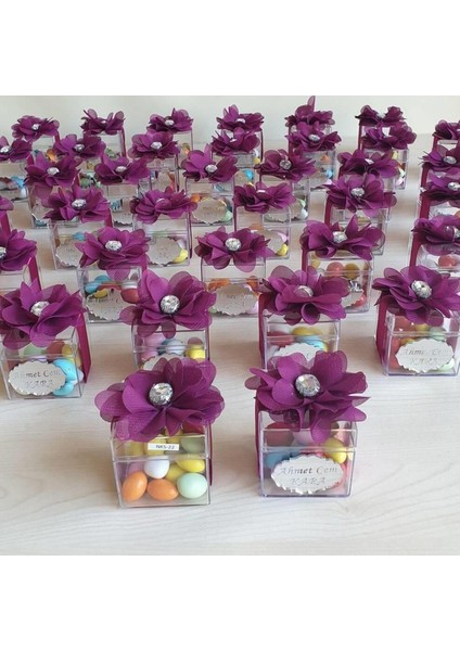 Şeffaf Mika Kutu, 5x5 Cm, 45 Adet, Şık ve Kullanışlı Saklama Çözümleri indirimleri