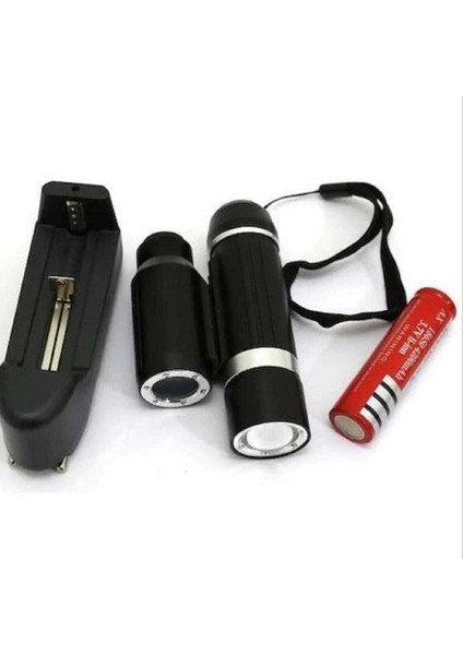 Şarjlı Zoom Fenerli Cep Dürbünü, 200M Görüş Mesafesi, Taşınabilir ve Kullanışlı modelleri