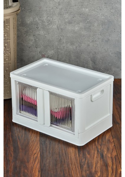 Çok Amaçlı Katlanabilir ve Istiflenebilir Düzenleyici Dolap, Beyaz Renkli, Kullanışlı Ürün fiyatları