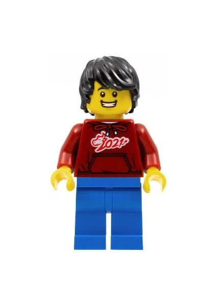 Minifigür Man Dark Red '2021' Shirt HOL228