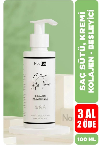 Collagen & Provitamin B5 Saç Sütü Kremi & Milk Therapy 100 ml