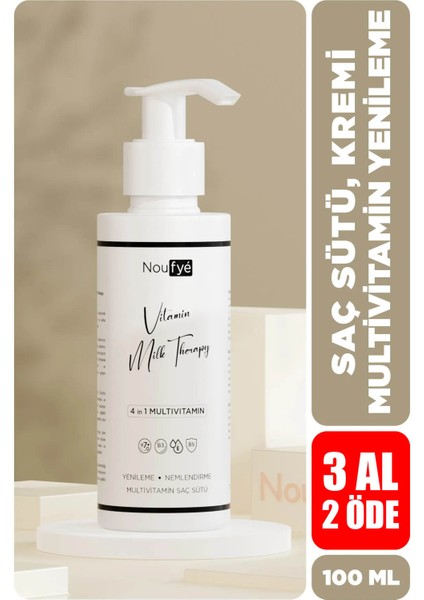 Multivitamin Biotin Saç Sütü Kremi & Milk Therapy 100 ml