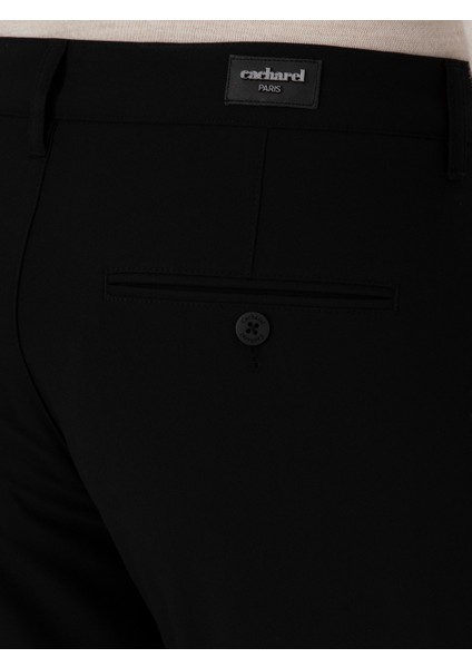 Erkek Siyah Slim Fit Kanvas Pantolon 50295937-VR046 indirimleri