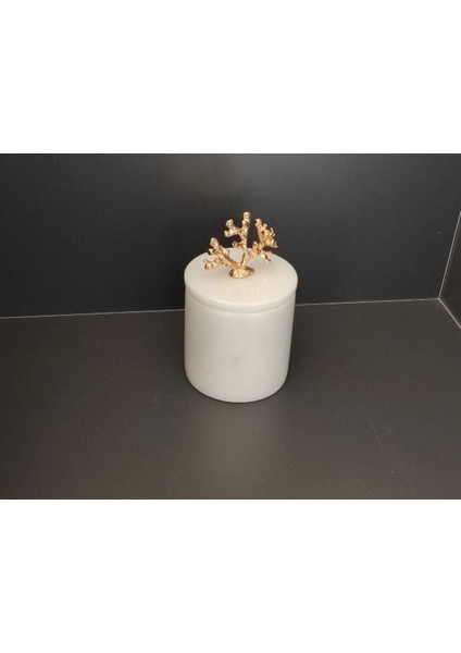 Beyaz Mermer ve Mercan Aksesörlü Şık Baharatlık Seti fırsatları