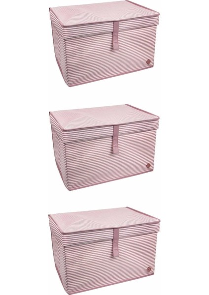 Çok Amaçlı Düzenleyici Kutu Organizer Cırt Cırtlı Hurç Mega Plus Boy 40CM x 30CM x 70CM (3 Adet)