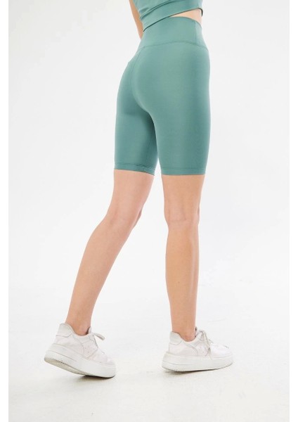Biker Sporcu Şort - Mint Yeşil fırsatları