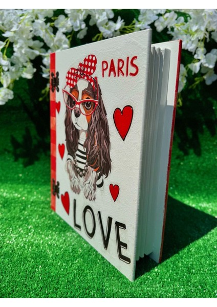 El Boyaması Renkli Ahşap Dekoratif Kitap Kutusu, Şık ve Özel Tasarım fiyatları