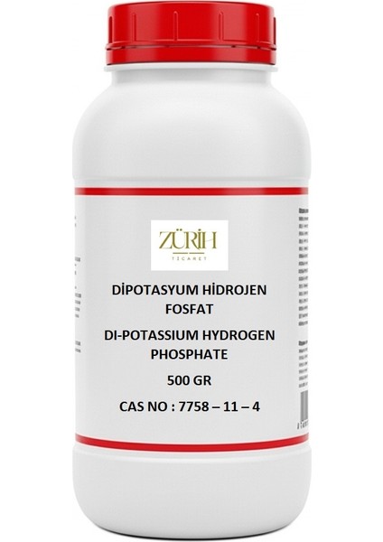 Dipotasyum Hidrojen Fosfat 500 Gram - Dipotasyum Fosfat - Di-Potassium Hydrogen Phosphate - Food Grade