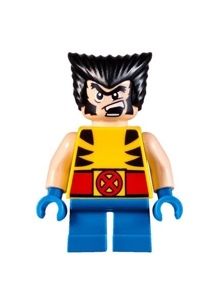 Minifigür Wolverine Hair Short Legs SH0364