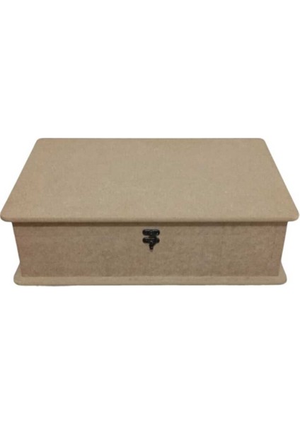 Kahverengi Mdf Katlı Dikiş Kutusu, Pratik ve Şık Tasarım ile Kullanım Kolaylığı Sağlar.