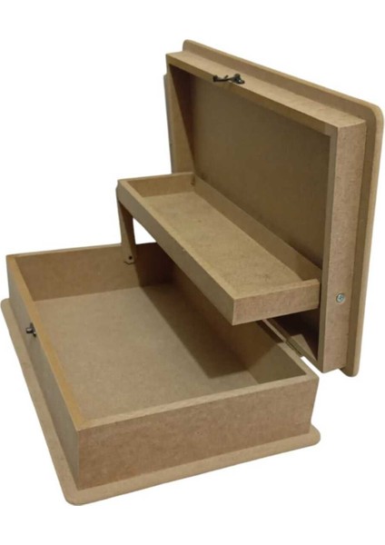 Kahverengi Mdf Katlı Dikiş Kutusu, Pratik ve Şık Tasarım ile Kullanım Kolaylığı Sağlar. fiyatları