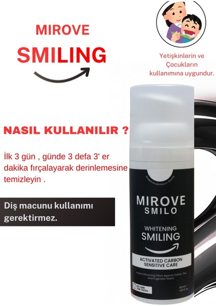 Mırove Smılo Actıvated Carbon 4d Beyazlık