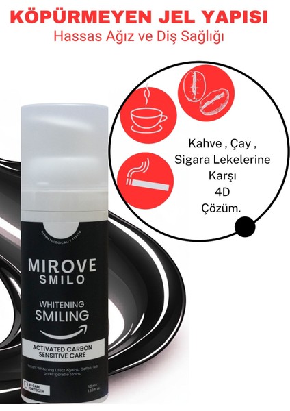 Mırove Smılo Actıvated Carbon 4d Beyazlık indirimleri