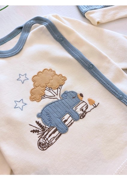 %100 Pamuklu 0-3 Ay Yenidoğan Bebek Hastane Çıkışı 3lü Set fiyatları