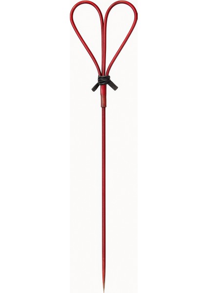 Bambu Kokteyl Çubukları Kanepeler, Mezeler, Parti Malzemeleri 15 cm (Kırmızı) - 50 Adet modelleri