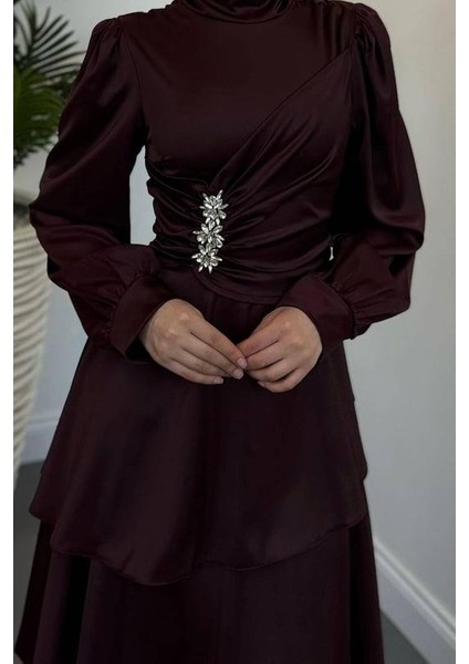 Kat Kat Saten Abiye fiyatları