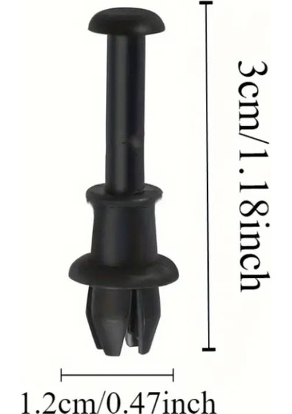 Volkswagen, Audi, Seat, Skoda Ile Uyumlu Bagaj Panzot Askı Pimi, Pandizot Askı Pimi, Klipsi 1M6867574A, 1M6867574, 1m6 867 574