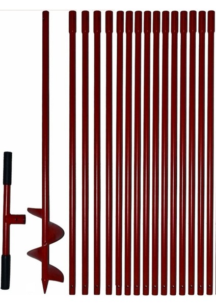 Toprak Burgu Makinesi Su Sondaj Aleti 15 M Uyumlu modelleri