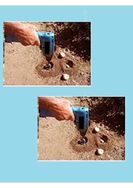 Matkap Uyumlu Toprak Burgu Makinesi 60CM x 5 cm modelleri