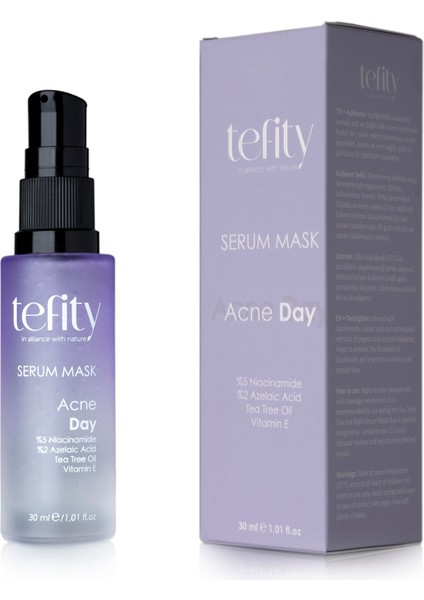 Acne Day Akne ve Gözenek Karşıtı Serum Maske - Azelaik Asit, Niasinamid ve Çay Ağacı Yağı modelleri