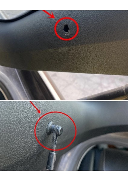 Skoda Rapid, Fabia, Superb, Karoq, Octavia, Scala, Citigo Ile Uyumlu Bagaj Panzot Askı Pimi, Pandizot Askı Pimi, Klipsi. 2 Adet... 1M6867574A, 1M6867574, 1m6 867 574