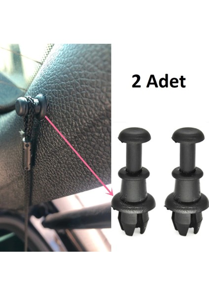 Skoda Rapid, Fabia, Superb, Karoq, Octavia, Scala, Citigo Ile Uyumlu Bagaj Panzot Askı Pimi, Pandizot Askı Pimi, Klipsi. 2 Adet... 1M6867574A, 1M6867574, 1m6 867 574