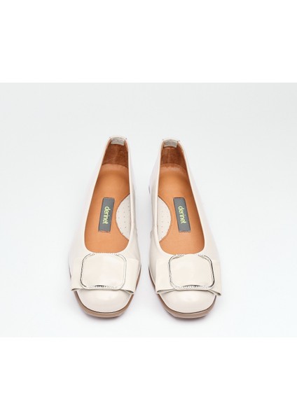 Hakiki Deri Aksesuarlı Kadın Babet modelleri