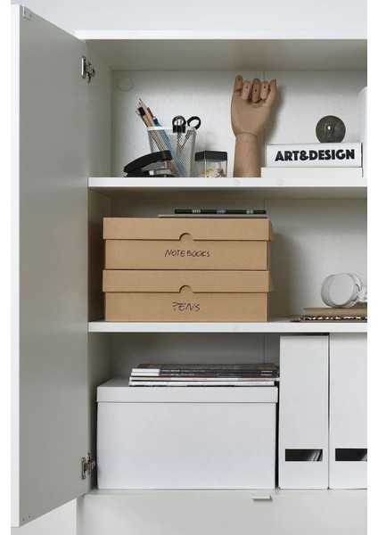 Depolama Kutusu Seti 32X23X10CM, Kahverengi, Düzen ve Saklama Için Ideal fırsatları