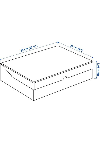 Depolama Kutusu Seti 32X23X10CM, Kahverengi, Düzen ve Saklama Için Ideal