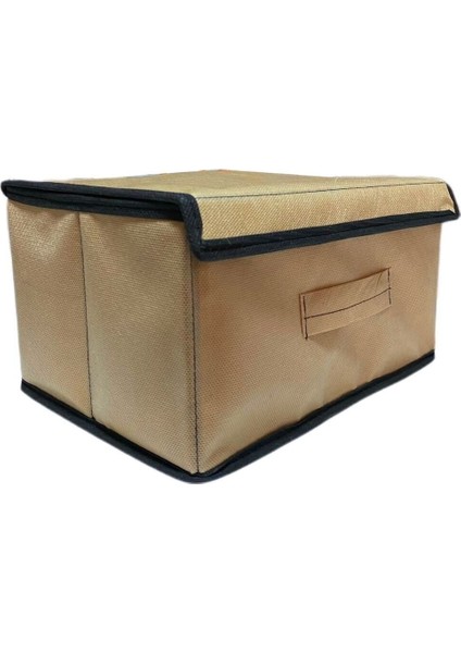 Bej Çok Amaçlı Kapaklı Kutu Düzenleyici, Eşyaları Düzenlemenin En Güzel Yolu modelleri